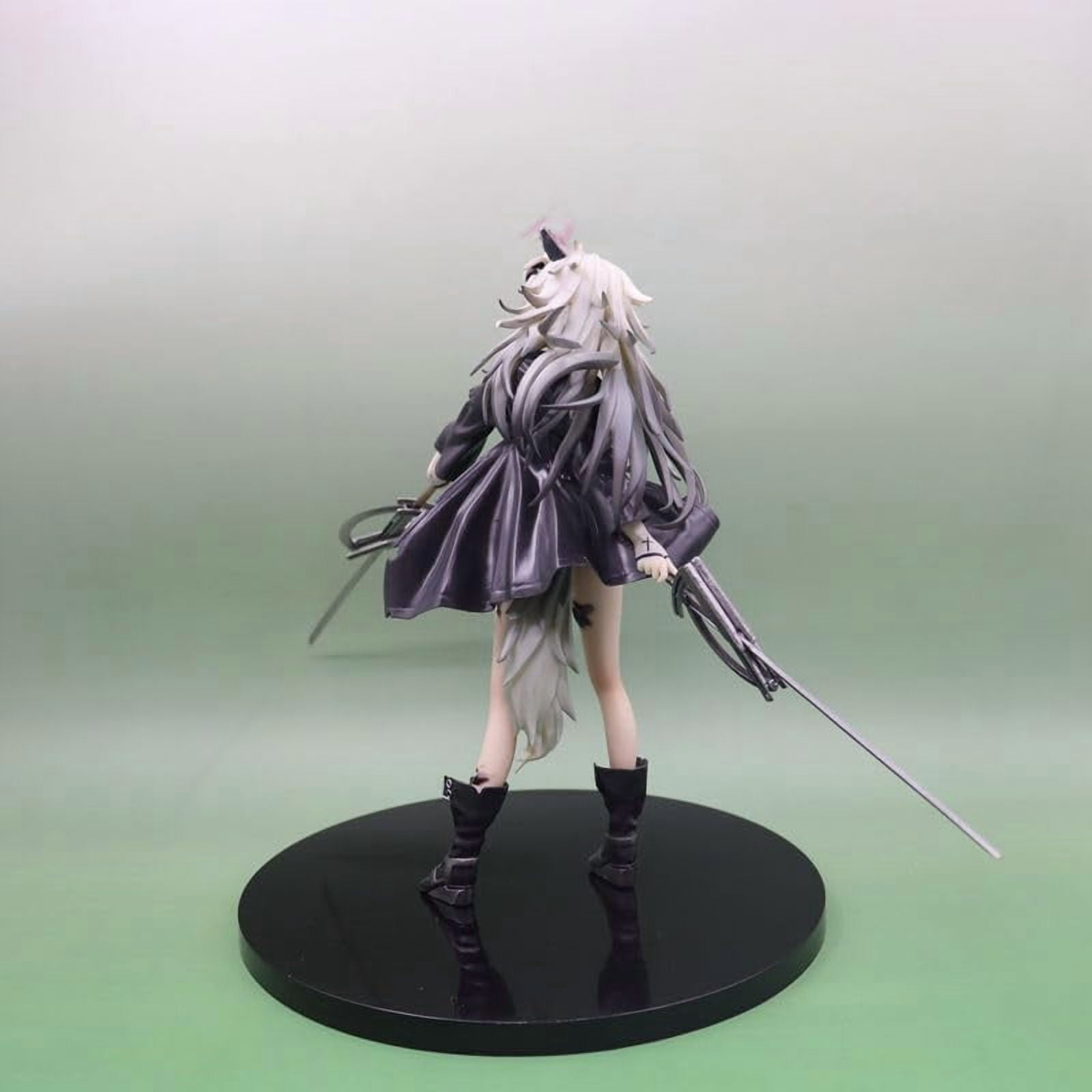Lappland Figure Holding Swords Lappland Action Figures 24cm/9.4inch Handmade Anime Character Statue Model Decoration Gifts