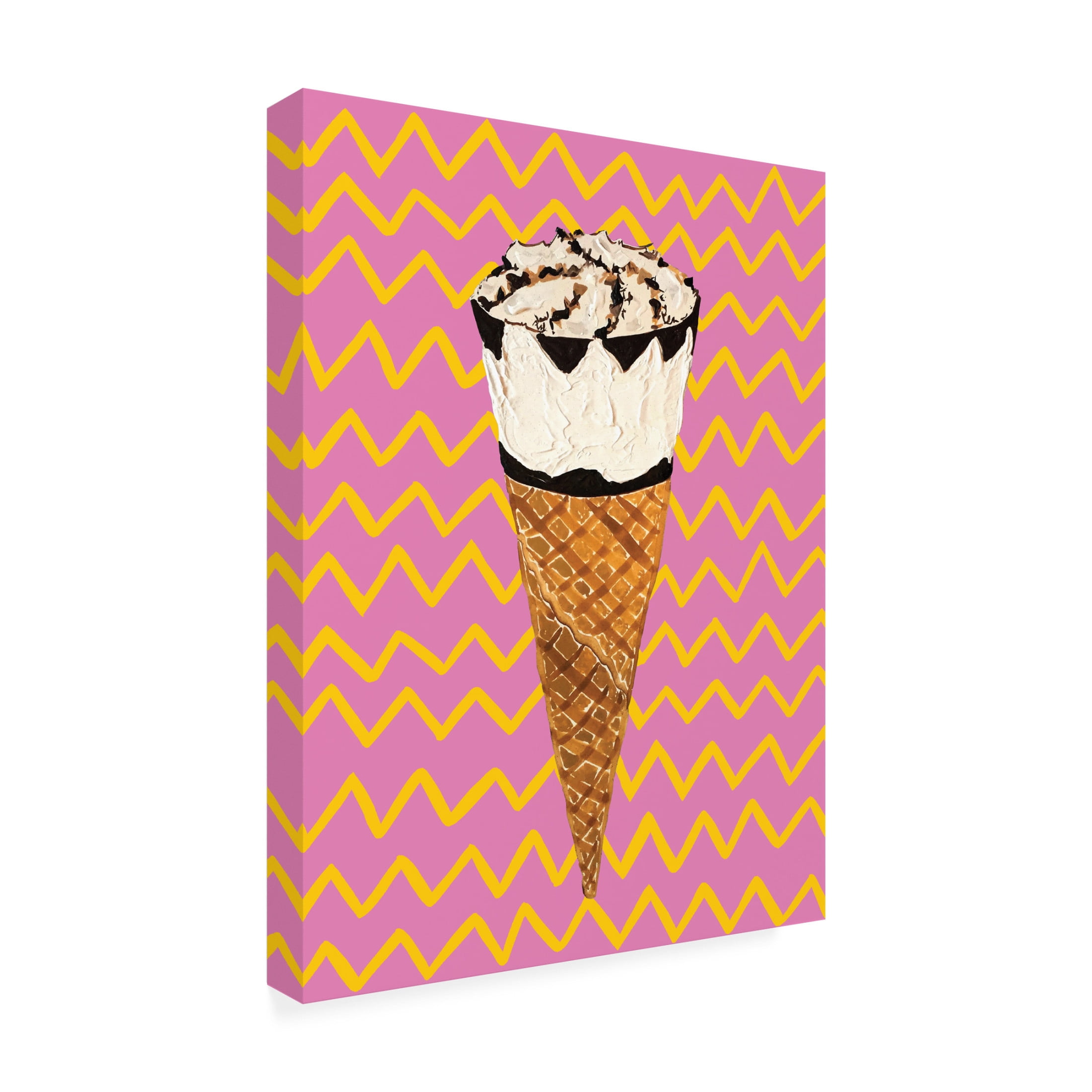 Trademark Fine Art Alice Straker Cornetto Pink Canvas Wall Art