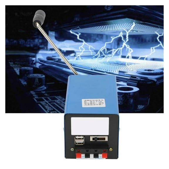 20W Multi-function Portable Manual Crank Generator Outdoor Emergency Hand Crank Powerful Survival Power Supply Camping Kit ,Portable