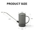 thumbnail image 5 of Plastic garden watering tool Watering pot Transparent long nozzle watering kettle - Transparent grey, 5 of 5