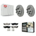 thumbnail image 1 of Transit Auto Front Disc Brake Rotors Hub Assembly and Ceramic Pads Kit for Car Ford F-150 Heritage RWD K8T-100740, 1 of 11