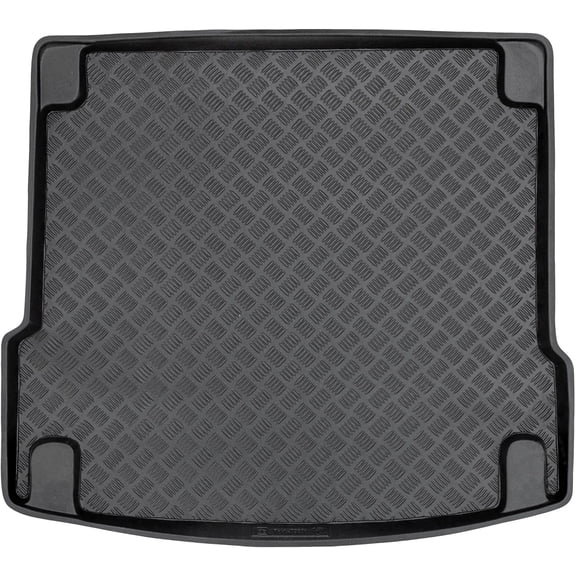 Rezaw-Plast Cargo Trunk Mat for Jaguar F-Pace 2017–2025 – Tailored PE Floor Liner, Durable All-Weather Car Mat, Raised Edges, Scratch-Protected, Black