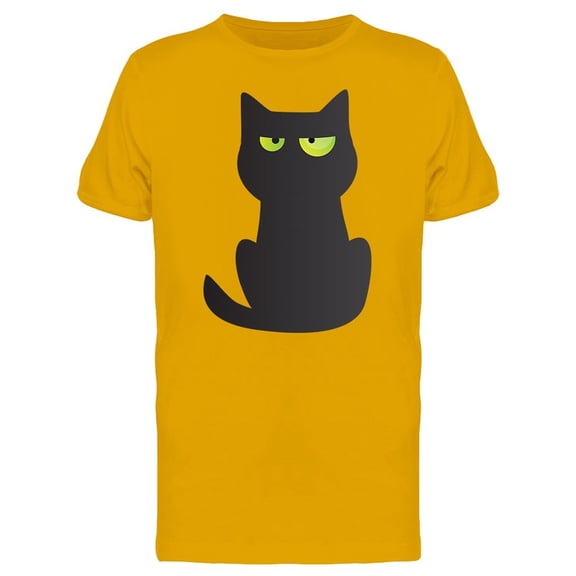 Grumpy Black Cat Tee Men's -Image by Shutterstock