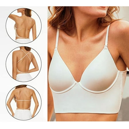 

U-Shaped Vest Design Bras for Women Solid Elastic Lingerie Sports Breathable