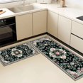 thumbnail image 5 of Kitchen Rugs Sets of 3 Non Slip Washable Kitchen Mats for Floor, Waterproof Kitchen Runner Rug, Floor Mat Carpet for Entryway, Laundry, Sink, Hallway, Bathroom, 5 of 10