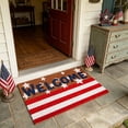 thumbnail image 3 of Patriotic Door Mat - 4th of July Doormat - Independence Day Decorative Rug - Non Slip Outdoor Indoor Entryway Floor Mats - 4th of July Patriotic Decorations (G), 3 of 6