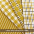 thumbnail image 4 of JCS Summer Yellow 6 Homespun Plaid Cotton Fabric Sold by the Yard, 4 of 9