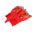 thumbnail image 4 of Vestido navideño para mascotas, innovador, con lazo de alce y lentejuelas, cálido, para perros pequeños y gatos, talla XL, 4 of 14