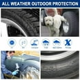 thumbnail image 3 of ASTRAEA Tire Covers Set of 4, Waterproof Wheel Cover Sun Rain Snow Protector for RV Camper SUV Truck, Fits 26”-28” Tire Diameter, 3 of 10