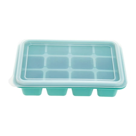 

Wowspeed Ice Cube Tray With Lid | Flexible Silicone Ice Cubes Maker | 12 Cells Reusable Square Ice Cube Molds For Whiskey Cocktails Vodka And Juice Beverages (4 Colors Optional)