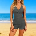 thumbnail image 3 of Yievot Womens Tankini Swimsuits with Shorts Two Piece Swimsuit with Pocket Tummy Control Bathing Suit Ladies Modest Swimwear, 3 of 5