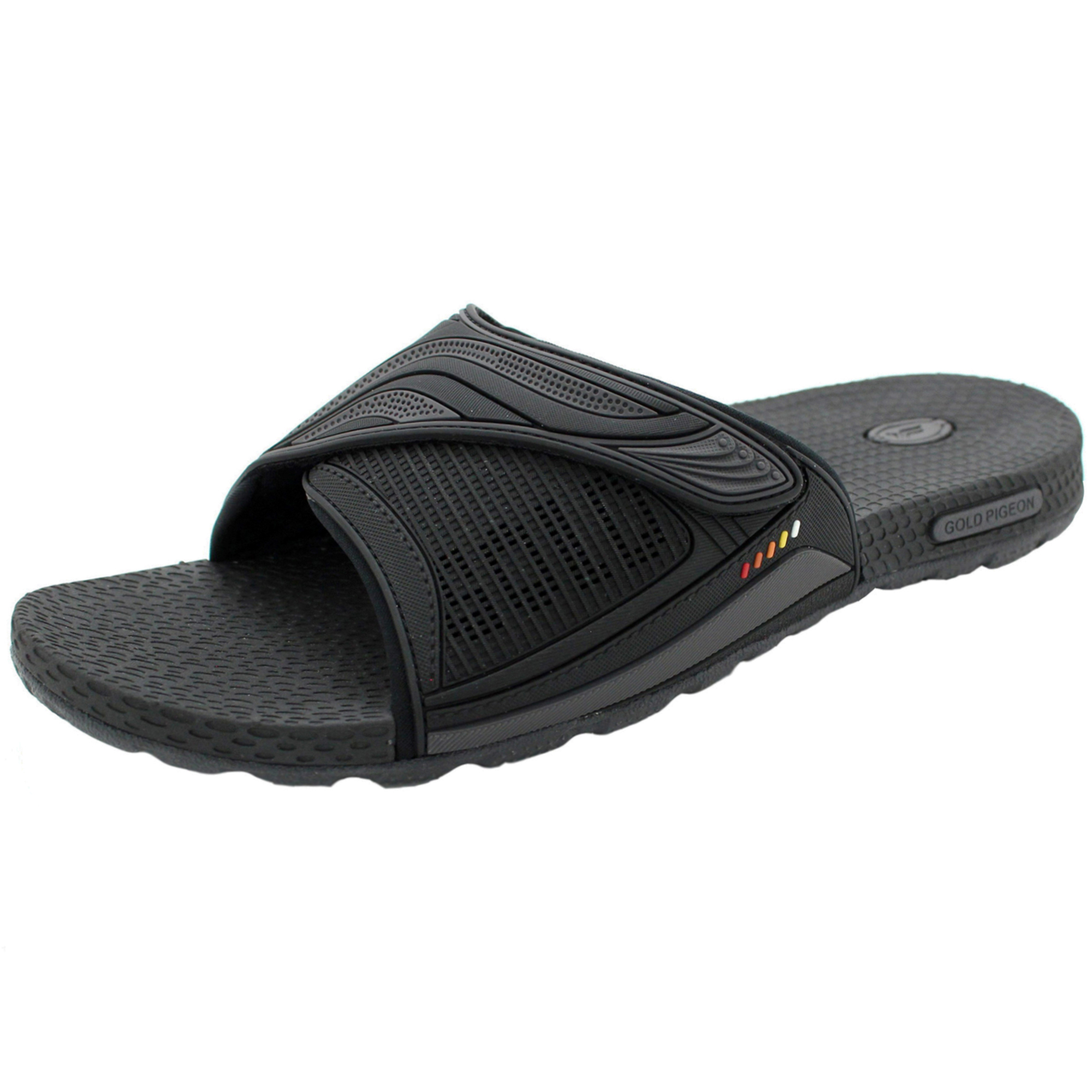 extra wide slide sandals