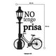 thumbnail image 2 of Vinil Decorativo Adhesivo P/Pared MarkProMX Negro Hogar 60x90cm PrevenShopMX Frase Tranquilidad No tengo prisa, 2 of 3