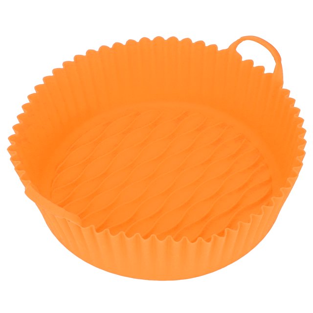 Revestimiento de Freidora de Cocina Cesta de Freidora Reutilizable de Silicona de Grado Alimenticio Redonda Antiadherente para Lavavajillas Horno Microondas Diseño ANGGREK Otros