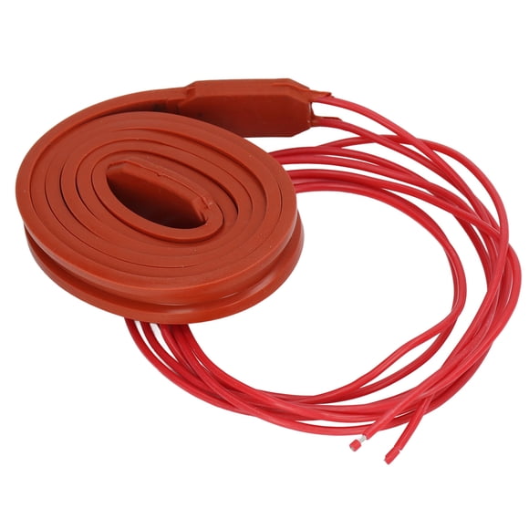 Heating Tube, Soft 15 X 1000mm Waterproof 40w Fast Silicone Heating Tube For Air Conditioning Compressor DC12V,DC24V