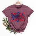 thumbnail image 2 of Busydd 4th of July Women's Tops Stylish USA Stars and Stripes T Shirts for Women Independence Day Casual Short Sleeve Round Neck Summer Tops M, 2 of 7