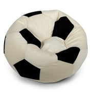 Big Joe Sports Ball Child-Sized Bean Bag Chair, Soccer Ball Plush, Soft Polyester, 2.5 feet