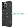 thumbnail image 5 of Cell Phone Basic Cases For iPhone 13 14 15 16 Pro Max 12 11,iPhone 12 Mini 5.4" Silicone Case,Liquid Silicone Gel Rubber Shockproof Case Ultra Thin Slim Matte Surface Protective Case Cover-Black, 5 of 7