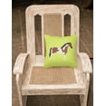 thumbnail image 2 of Pinto Horse Green Fabric Decorative Pillow, 2 of 2
