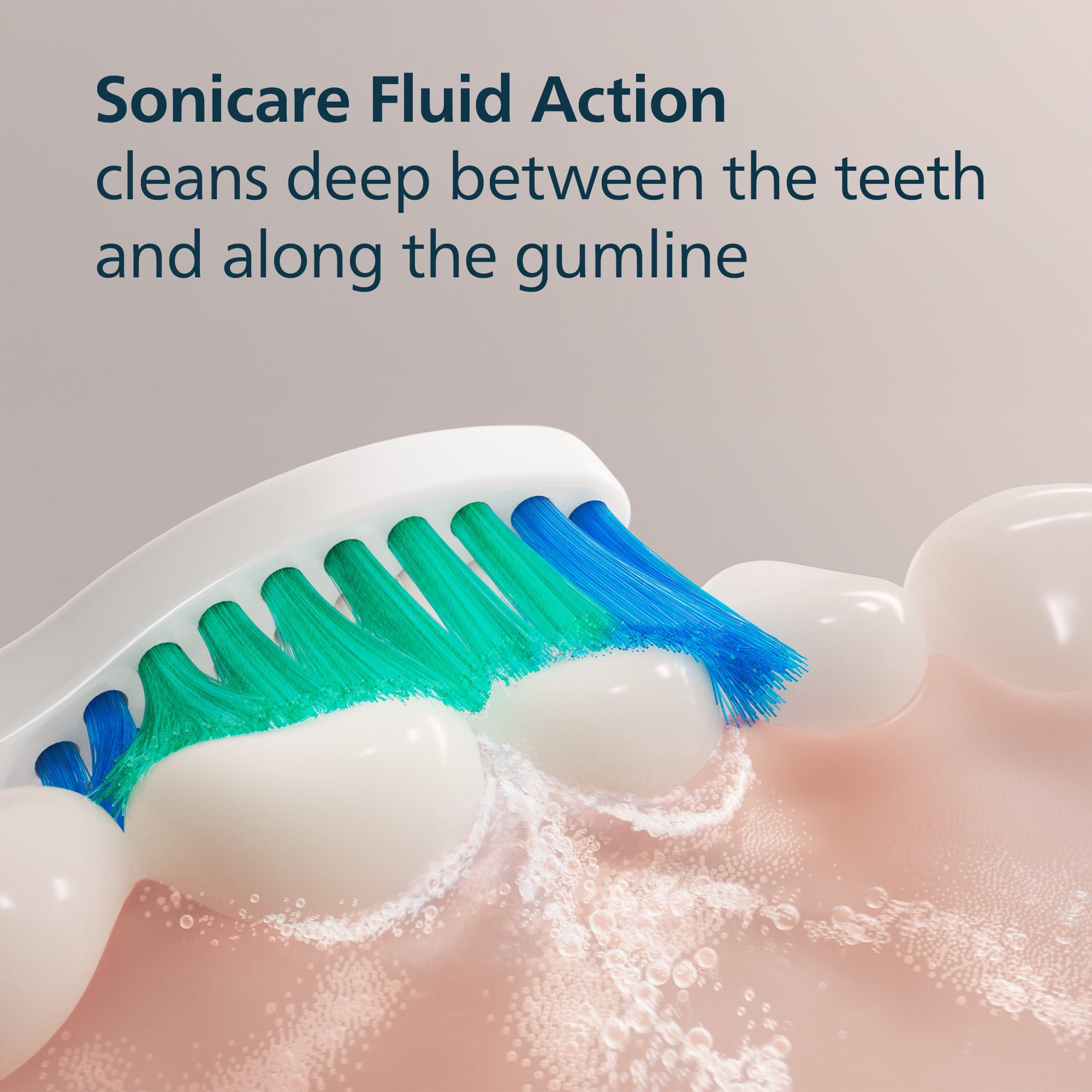 Philips Sonicare C1 Simplyclean - Genuine Replacement Electric Toothbrush Heads, White, 2 Pack, HX6012/77