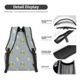 thumbnail image 4 of Rateoe Baby Elephant Giraffe Pattern Durable Student Backpack Laptop Bag- Ergonomic Design, Waterproof Twill Fabric - Ideal for School, Travel, and Outdoor Activities-One Size, 4 of 6