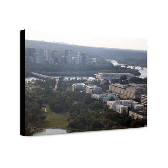 Canvas Print: View Of Washington, D.C., Taken From The Washington Monument, 2010
