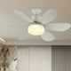 thumbnail image 1 of Ventilador Techo Decorativo Moderno E26/E27 Base 3 Velocidades Del Dimmable Con Control Remoto para La Sala Estar, 1 of 9
