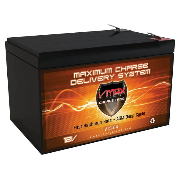 QTY 1 Currie EZTRZBRW ezip Trailz Electric Bicycle Battery Replacement/Upgrade, VMAX64 12