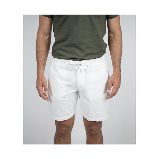 SHORT 98 COAST AV. HOMBRE SH09015 ALGODÓN LINO BCO