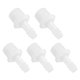 thumbnail image 1 of Uxcell 5-Pack Adaptador de Manguera de Jardín, Conectores de Rosca Macho de 12mm x G1/2" para Riego/Aguacero al Aire Libre [Blanco], 1 of 6