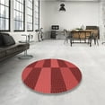 thumbnail image 3 of Ahgly Company Indoor Square Patterned Chilli Pepper Red Area Rugs, 4' Square, 3 of 6