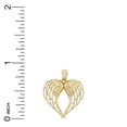 thumbnail image 4 of Charm America - Gold Angel Wings Charm - 10 Karat Solid Gold, 4 of 5
