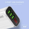 thumbnail image 3 of 3A Digital Display USB Charger for Phone Tablet 3 USB Wall Charger Adapter, 3 of 3
