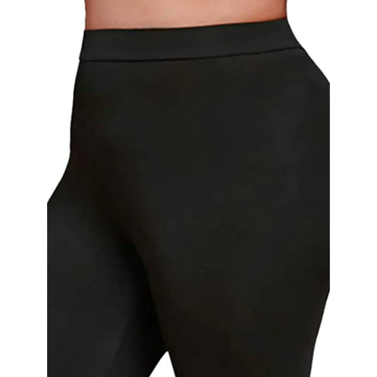 JustVH Women Plus Size Color Bump Sports Capri Leggings Hollow Out Calf- Length Pants 