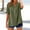 Army Green, variant on Weikingp Tops For Women Trendy Short Sleeve Shirts For Women Going Out Tops For Women Summer Shirts For Women Womens Basic Tee Shirts Green L