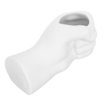 Minkissy Flower Vase Modern White Ceramic 1Pack