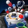 thumbnail image 3 of Blue Rocket Carousel Toy Bounce And Catch Game Interactive Space Theme Board Game For Kids Family Party Activity Reflex Training Toy 1.32 Lbs, 3 of 4