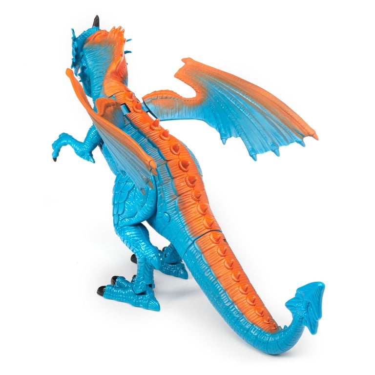 Adventure Force 10.24 inches Mighty Megasaur Dragon, Blue Orange