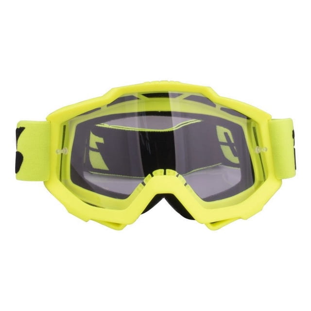 Motorcycle Goggles Riding Off-road Goggles Riding Glasses Outdoor Sports Eyeglasses Sand-proof Windproof Glasses Fluorescent yellow transparent