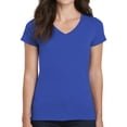 thumbnail image 1 of Gildan - T-Shirt à Col en V pour Femmes en Coton Épais, 1 of 1