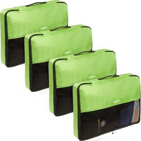 Baglane TechLife Nylon Luggage Travel Packing Cube Bags -4pc Set (Large)