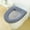 Gray 4GY, variant on Latrodar Zipper Model Toilet Seat Household Embroidery Sitting Washer Toilet Seat Cover Cute Washer Universal Toilet Seat Affordable&High-Quality Gray 14.8x8.8 Inch Home Stuff