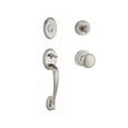 thumbnail image 3 of Baldwin Reserve Sccolxroutrr003 Single Cylinder Columbus Handleset Round Knob And Traditional Round Rose With 6Al Latch And Dual Strike Lifetime Brass Finish, 3 of 5
