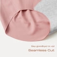 thumbnail image 5 of INNERSY No Show Underwear for Women Seamless Hipster Soft No Panty Line 3-Pack(XS,Black/Pink/Nude), 5 of 9