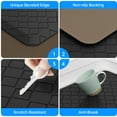 thumbnail image 6 of GPED Kitchen Mat,17.3"×29"Cushioned Anti-Fatigue Kitchen Rug, Waterproof Non-Slip Kitchen Floor Mat, Ergonomic Comfort Rug Standing Mat for Kitchen, Home Floor, Office, Sink, Laundry, 6 of 7