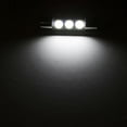 thumbnail image 3 of WOLF PEOPLE 10Pcs LED Bulb Vanity Mirror Light 3-SMD 29-30mm 6641 Fuse Sun Visor Lamp White, 3 of 5