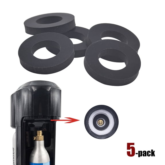 TR21-4 Soda Water Machine Sparkling Water Maker Silicone Sealing Gasket Washer 5-Pack