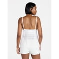 thumbnail image 3 of No Boundaries Cami Top with Beads and Shorts Set, 2-Piece, Women's XXS-XXL, 3 of 5
