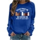 thumbnail image 2 of Puntoco - Camiseta estampada para mujer, blusa de manga larga, cuello redondo, tops casuales, sudadera Puntoco Puntoco-3049, 2 of 4