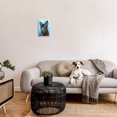 thumbnail image 3 of Stupell Industries French Bulldog on Blue Animals & Insects Painting Unframed Art Print Wall Art, 10 x 15, 3 of 7